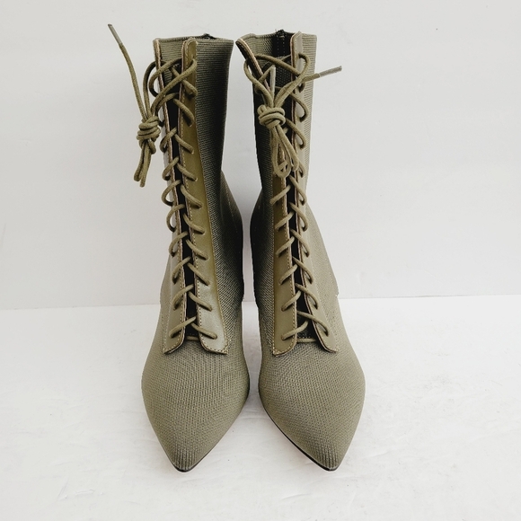 NEW Charles David Women's Leather Textile Piranha Bootie Size 6 - Picture 4 of 8